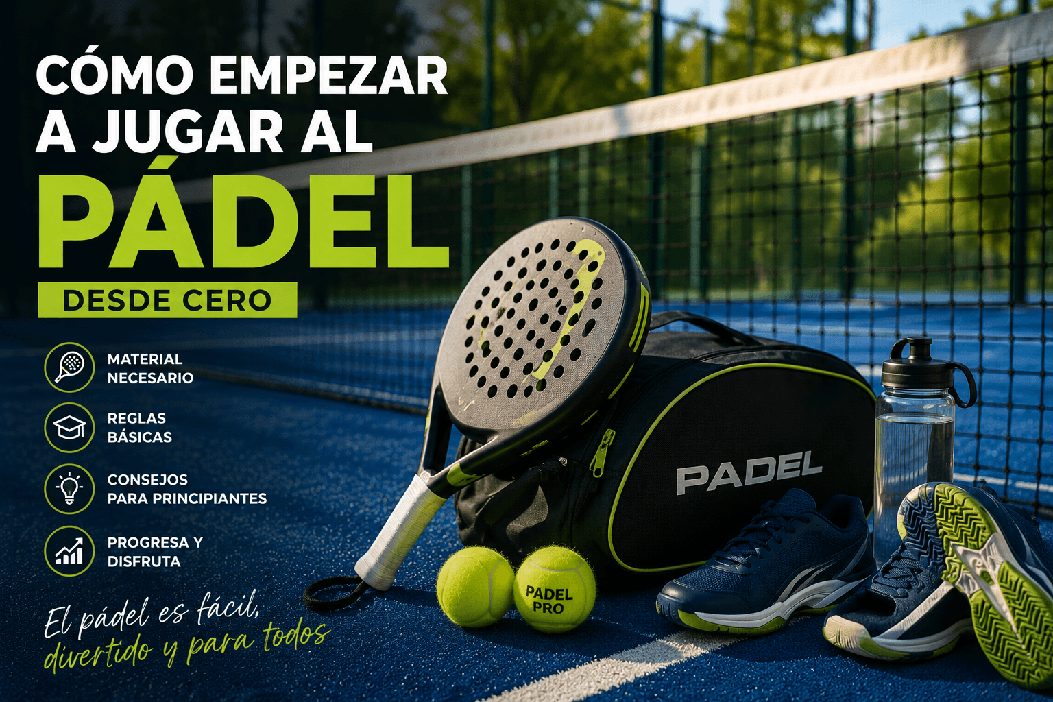Como empezar a jugar al padel