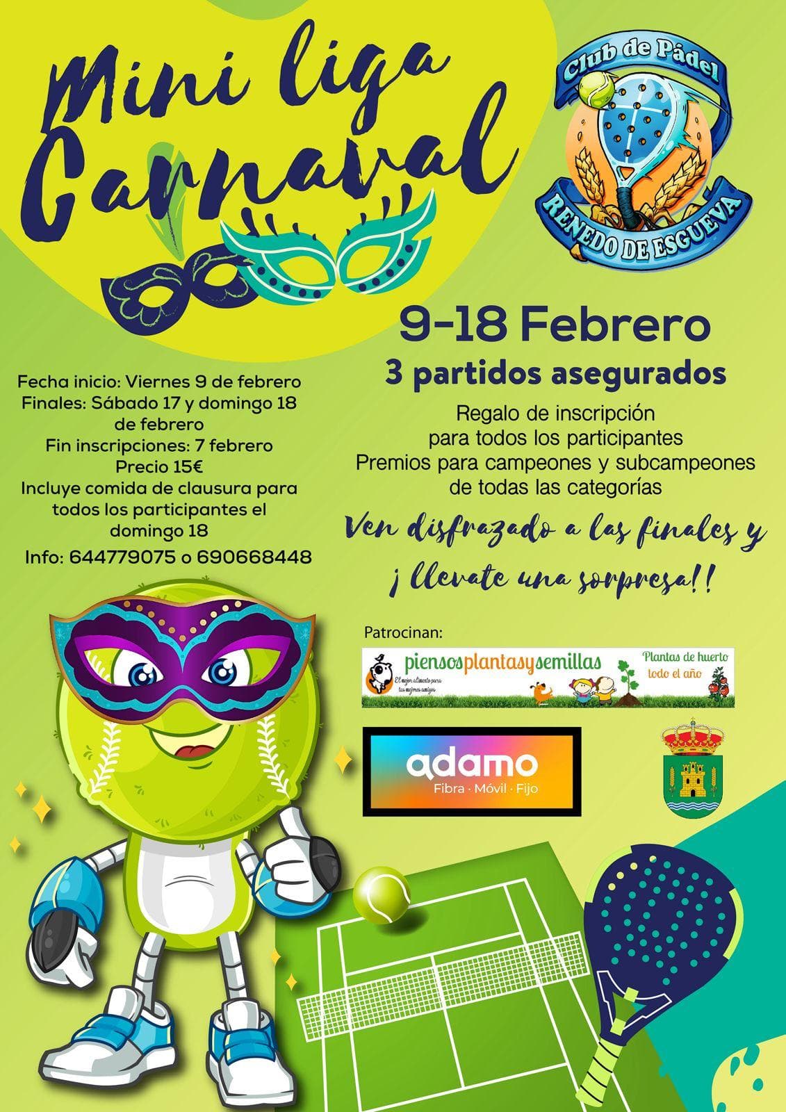 Mini liga carnaval padel 2026