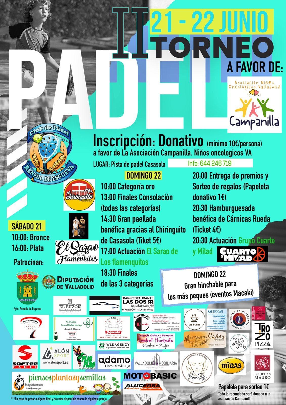 Segundo torneo padel benefico Asociacion Campanilla