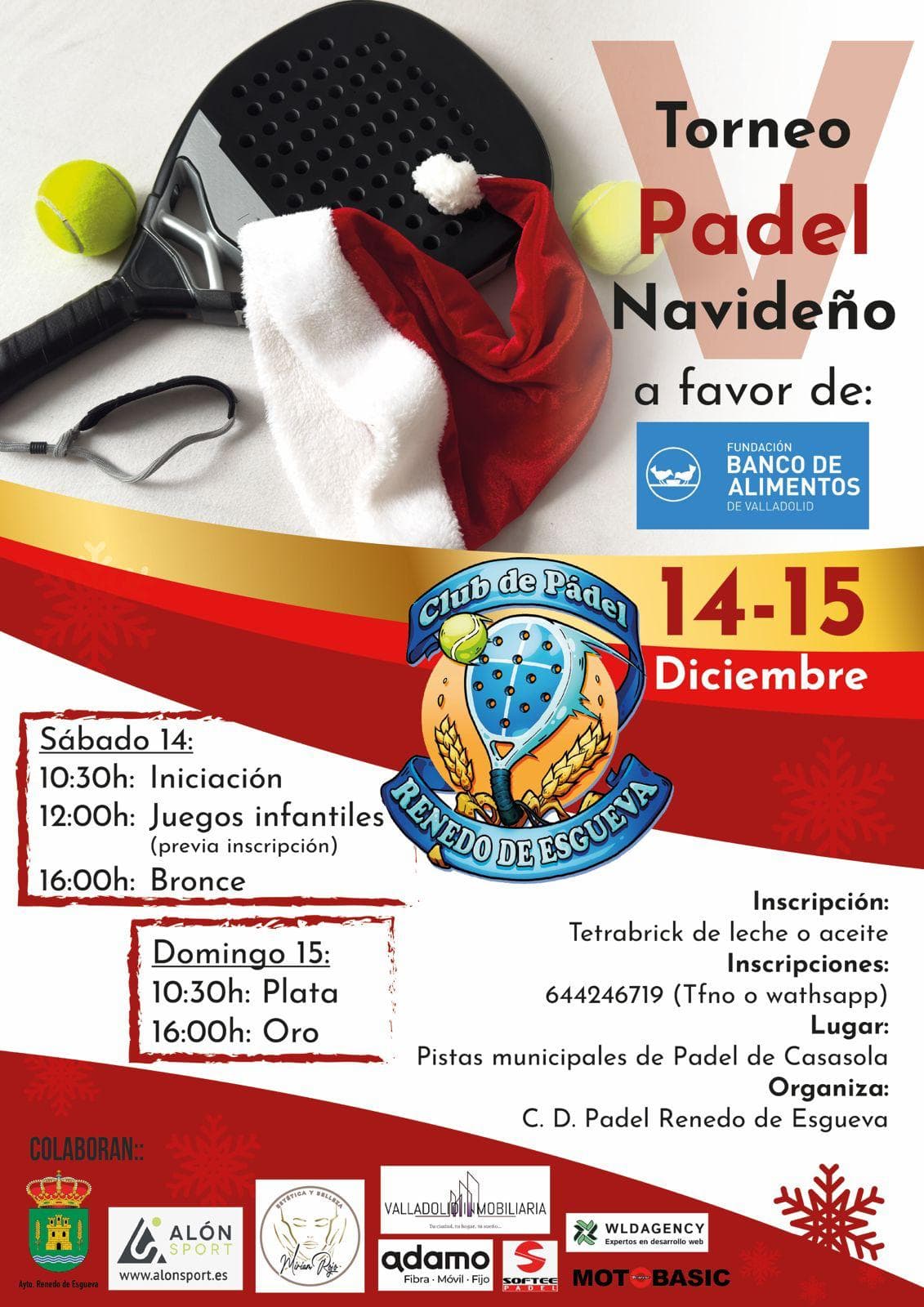 Torneo padel a favor Banco Alimentos 2025