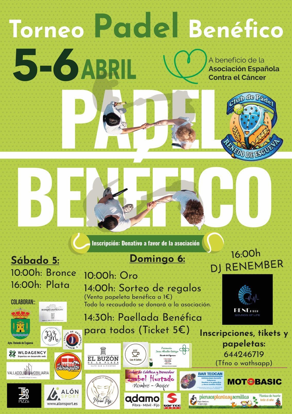 Torneo padel benefico AECC 2026